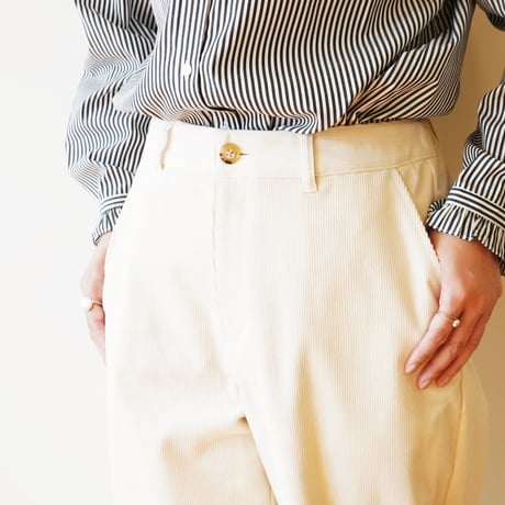 Vent d'ouest par Le Minor／コーデュロイストレートパンツ