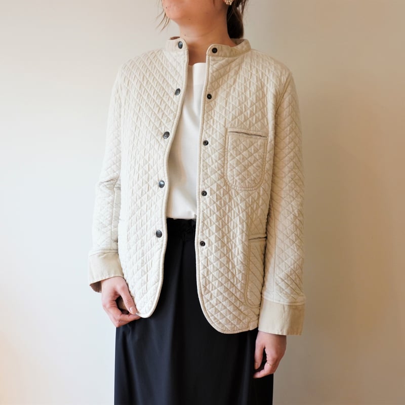 ARMENノーカラーコットンキルトジャケットフランス製です。 楽天市場】【50％OFF】ARMEN（アーメン） ノーカラー