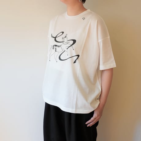 CHEVAL Plus／オーガニックコットンTシャツ【Mistral〈Sanae Nicolas〉】