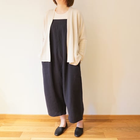 evam eva／シルクリネン　ワイドカーディガン