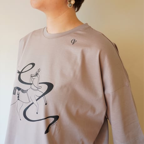 CHEVAL Plus／オーガニックコットンTシャツ【Mistral〈Sanae Nicolas〉】