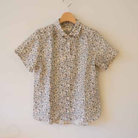 parkes／リバティフランダースリネンシャツ