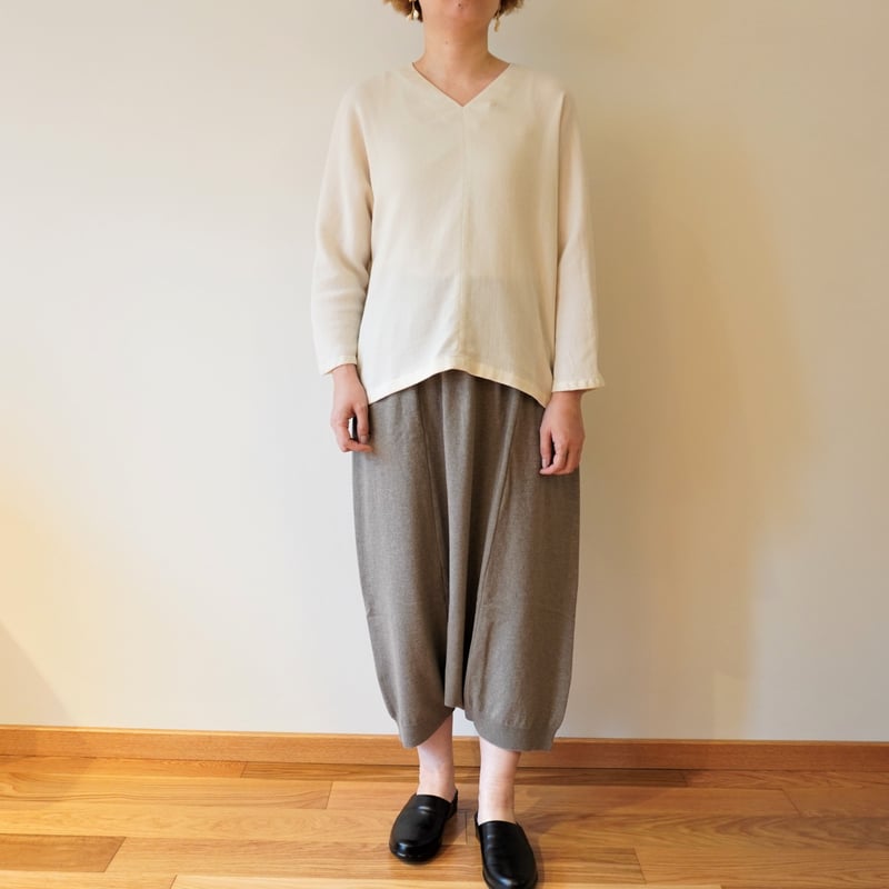 evam eva/ウール サルエルパンツ | Beignets Online evam eva/ウール サルエルパンツ | Beignets Online
