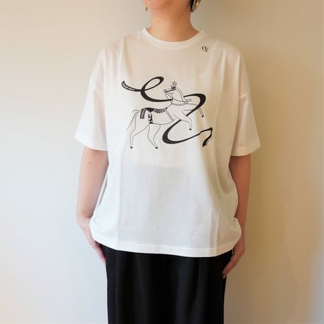 CHEVAL Plus／オーガニックコットンTシャツ【Mistral〈Sanae Nicolas〉】