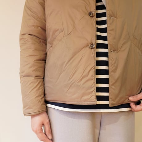 utilité／リバーシブル　中綿ショートコート
