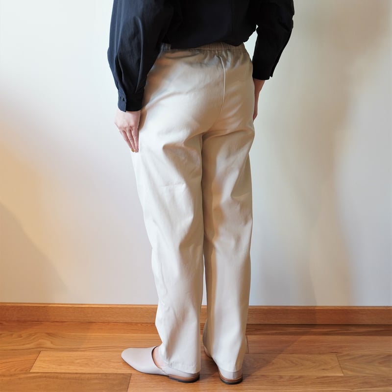 STAMP AND DIARY／スーピマコットン60/2ギャバ ペグパンツ | Beignet