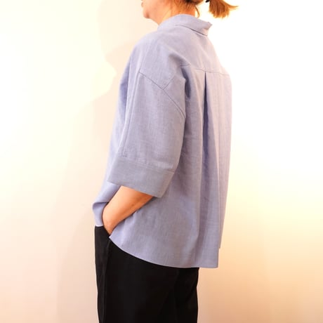 lelill／ハイテクボタンダウンスキッパーシャツ