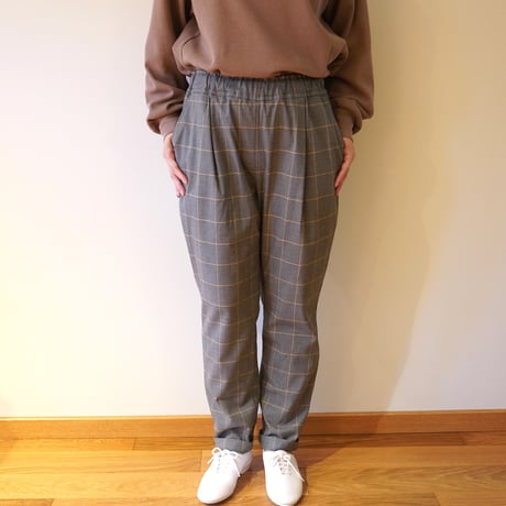 lelill／ダブルクロス　イージーテーパードパンツ