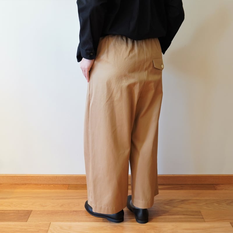 2枚セット　新品♪ STAMP AND DIARY／スーピマコットン　ペグパンツ スーピマコットン 60/2ギャバ クリアカット ペグパンツ - STAMPS