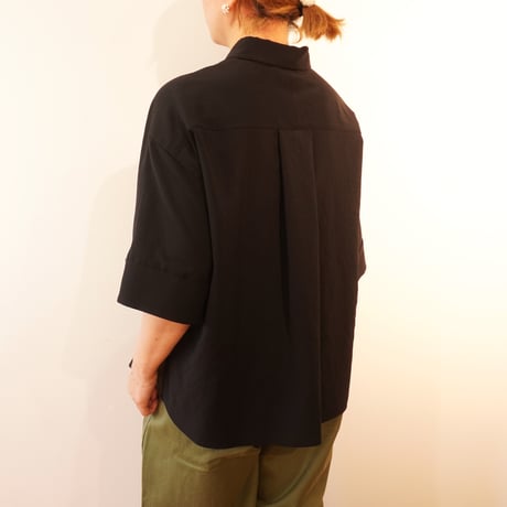 lelill／ハイテクボタンダウンスキッパーシャツ