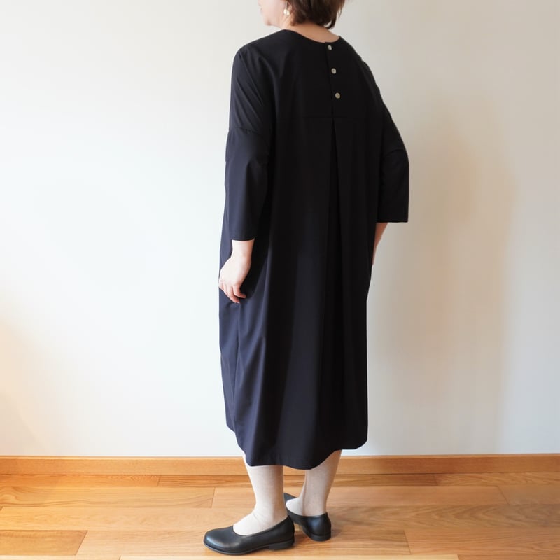 STAMP AND DIARY／2wayノーカラーコクーンワンピース | Beignets O