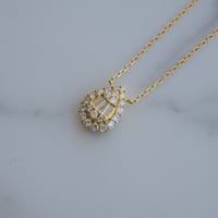 スクエアネックレス(0.2/0.5ct) | Baguette