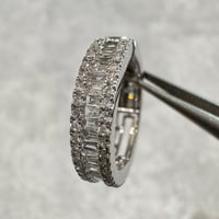 スクエアネックレス(0.2/0.5ct) | Baguette