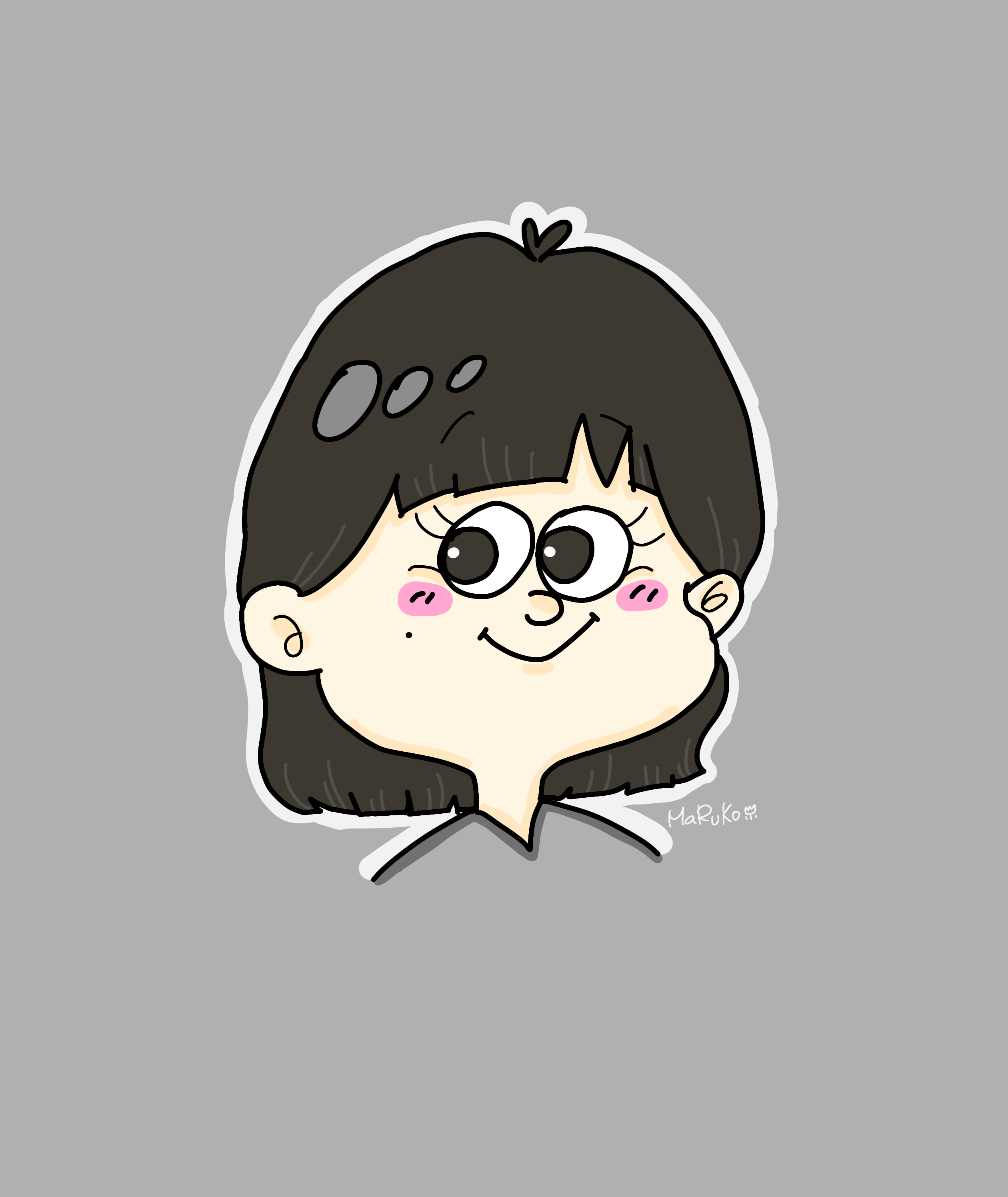 似顔絵イラストオーダー受付☆あと おひとり様☆決まりました！ アイコン似顔絵イラストオーダー | MaRuKo