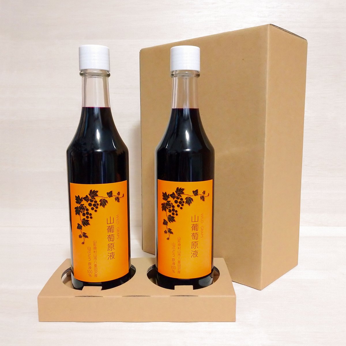 ストレート果汁100％山葡萄ジュース(山葡萄原液)山形県産 600ml