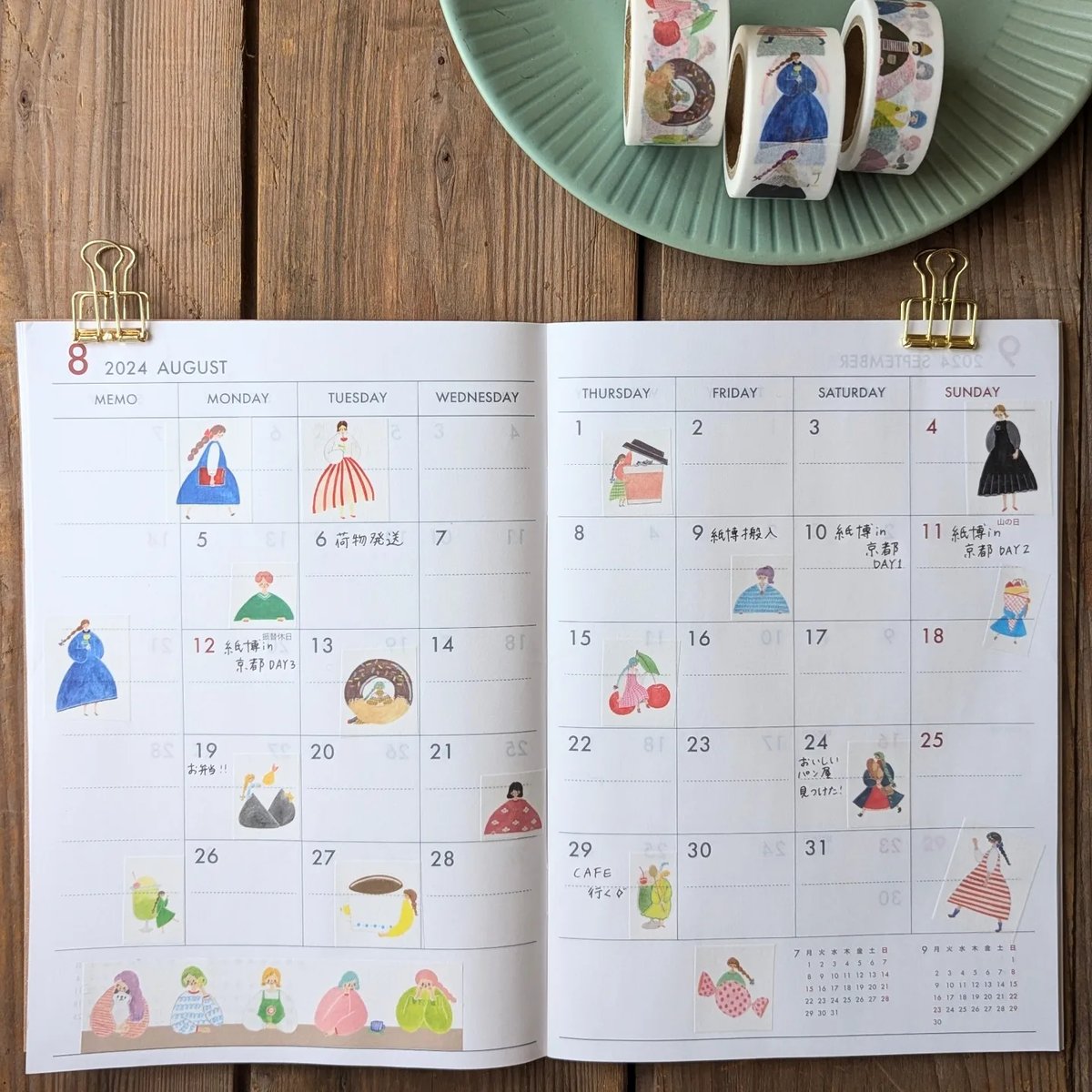 胡桃异想国　海外 マステ 巻き売り 新品 　女の子　海外マスキングテープ 胡桃异想国 海外 マステ 巻き売り 新品 女の子 海外マスキング