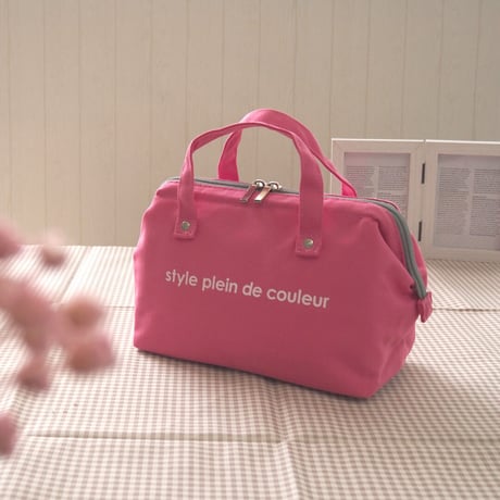 ランチワイヤーバッグ ランチバッグ 保冷バッグ おしゃれ お弁当 がま口タイプ 保冷bag 保冷ランチバッグ メンズ  レディース キッズ 無地 ファスナーランチワイヤーバック お弁当袋