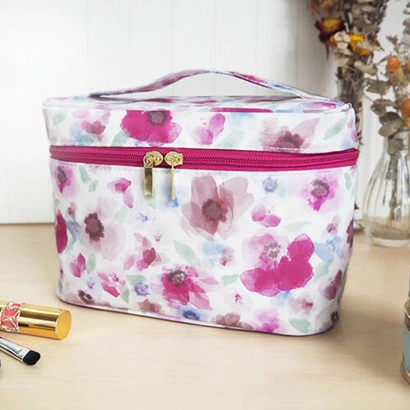 バニティポーチ スリムタイプ 化粧ポーチ メイクポーチ メイクポックス