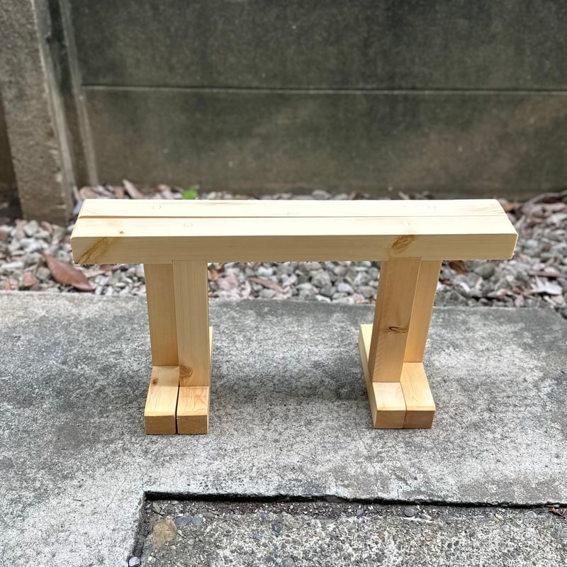 ハンドメイド 低めのソーホース 馬 テーブル脚 作業台 ローテーブル