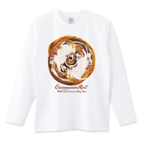 ねこスイーツパン長袖Tシャツ「シニャモンロール」