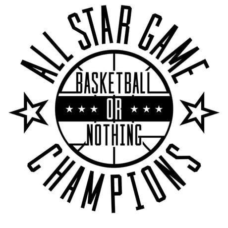 バスケTシャツ「ALL STAR GAME CHAMPIONS [BLACK]」