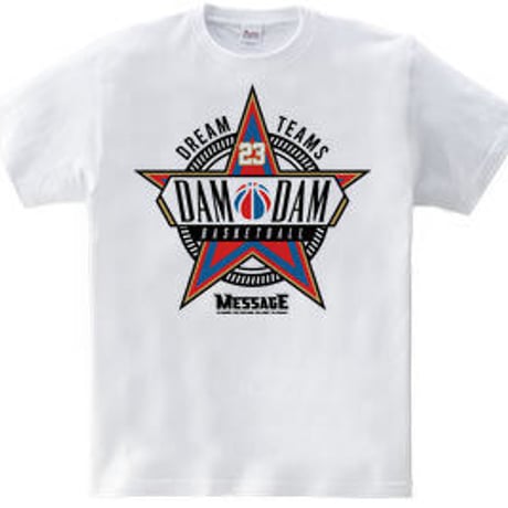バスケTシャツ「DAM☆DAM HANDLING」