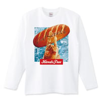 ねこフード長袖Tシャツ「CatScratch」