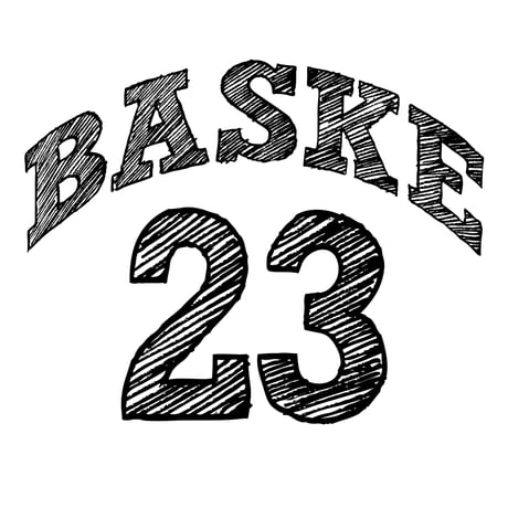 バスケTシャツ「BASKE23」