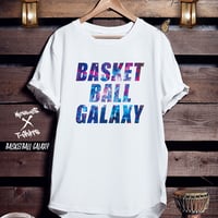 バスケTシャツ「BASKETBALL GALAXY」