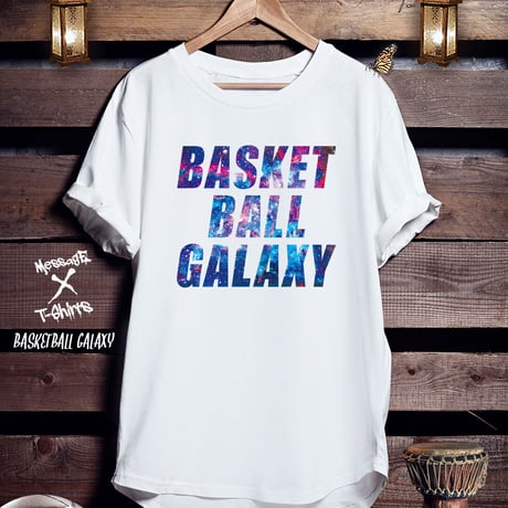 バスケTシャツ「BASKETBALL GALAXY」