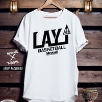 バスケTシャツ「LAYUP BASKETBALL」