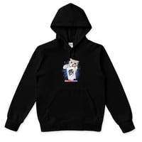 おもしろねこ黒パーカー「JOKER CATS」