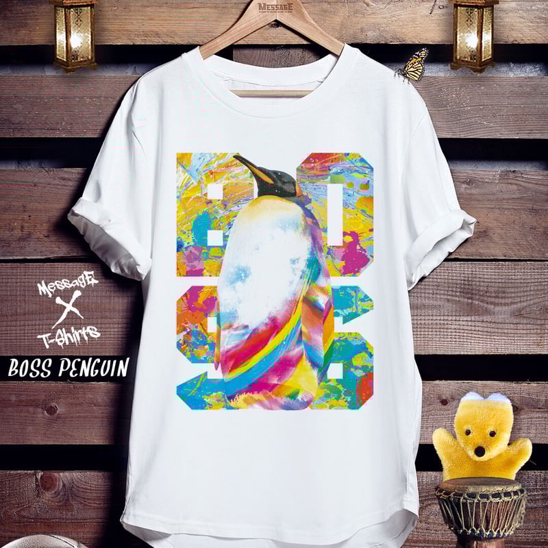 ペンギンアートTシャツ「BOSS PENGUIN｣ | MessagE