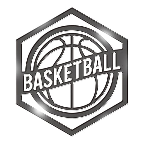 バスケTシャツ「BASKETBALL EMBLEM」