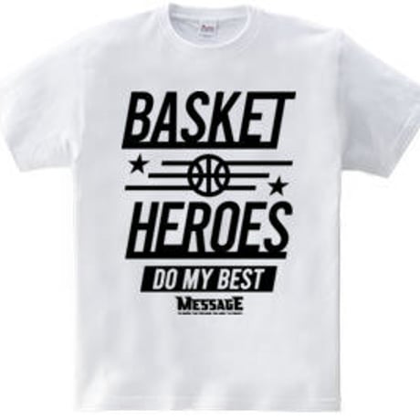 バスケTシャツ「BAKSET HEROES」