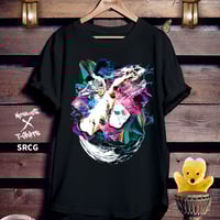 ストリートアート黒Tシャツ「DiSH」 | MessagE