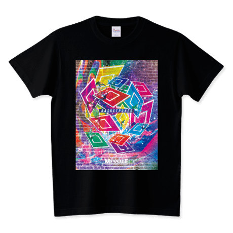 バスケットボール黒Tシャツ「BASKETPOKER｣