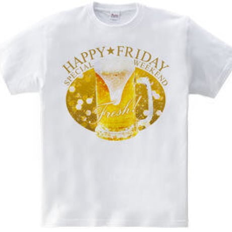 おもしろTシャツ「週末生ビール」