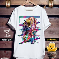 オオヤマネコTシャツ「FLASH LYNX」