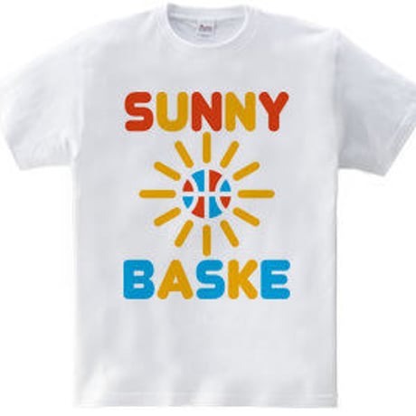 バスケTシャツ「SUNNY BASKE」