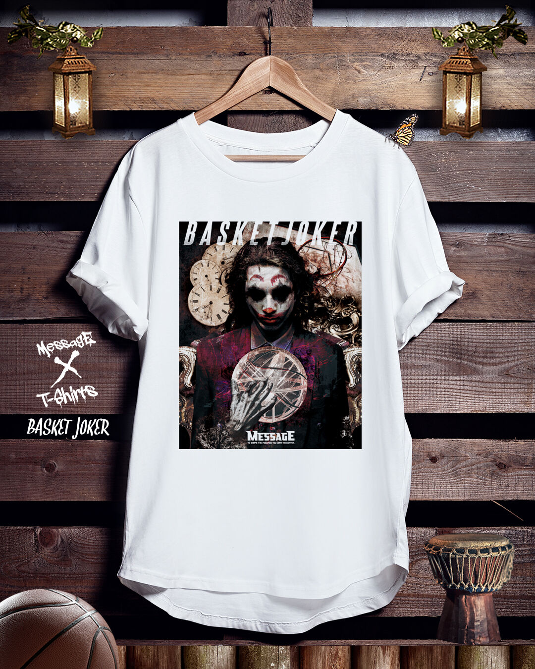 バスケTシャツ「BASKET JOKER」 | MessagE