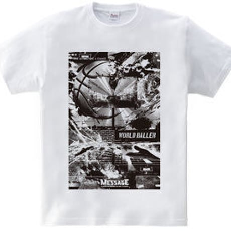 バスケTシャツ「WORLD BALLER」