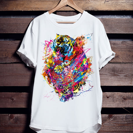 バスケTシャツ「Dunker Tiger -MeteorSparkle-」