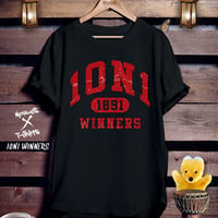 バスケットボール黒Tシャツ「1ON1 WINNERS」