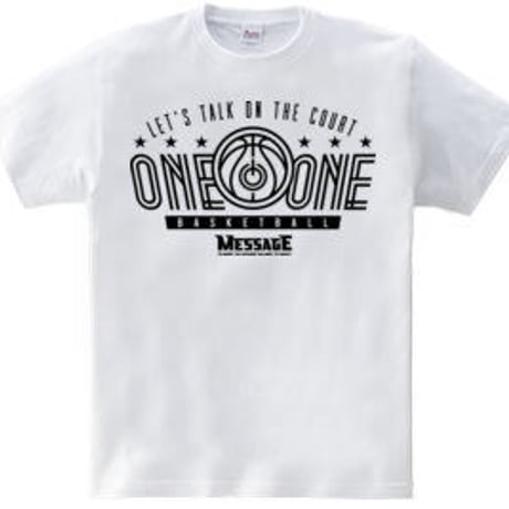 バスケTシャツ「ONE ON ONE」