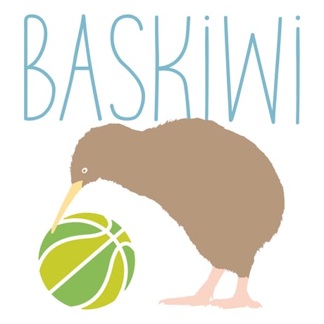 バスケTシャツ「BASKiWi」
