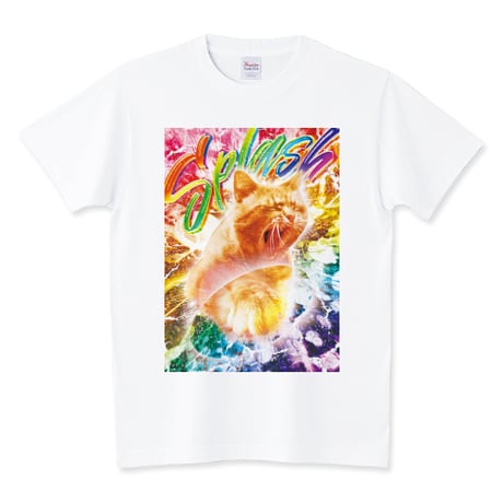 おもしろねこTシャツ「Cats Punch」