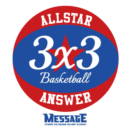 バスケTシャツ「3x3 ANSWER」