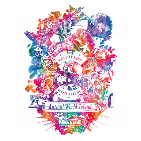 動物アートTシャツ「Animal Marine」