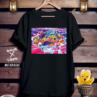 バスケットボール黒Tシャツ「METABASKE」